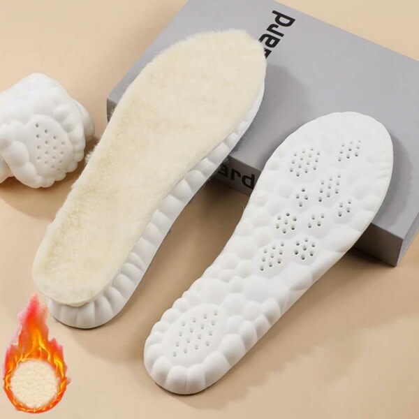 Furry Warm Insole Boost Materiale - EUR 35-36 hvit