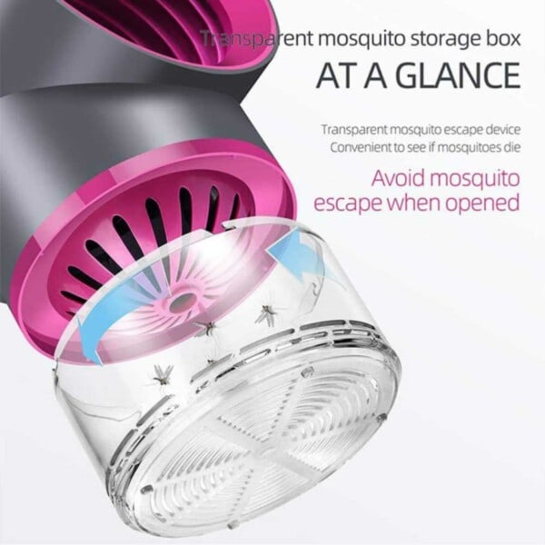 Mygfangere UV Mosquito Killer Insect Killer USB grå