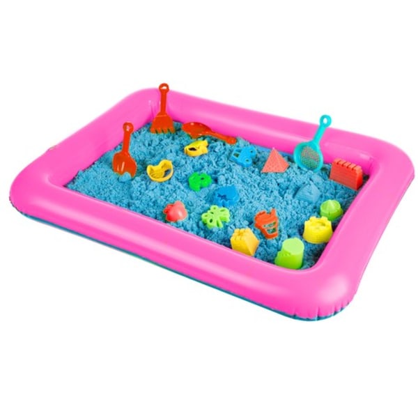Magic Sandbox | 2kg muovattavaa hiekkaa luovaan leikkiin | Lomakkeet ja työkalut monivärinen