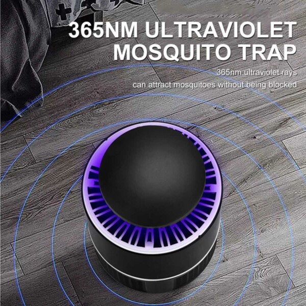 UV Mosquito Lamp - Mosquito Catcher USB svart