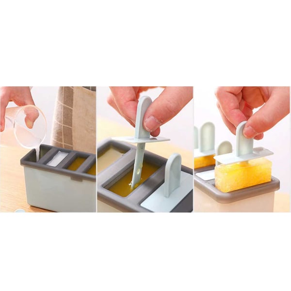 4-pack Glassform - Gör Egna Glasspinnar Hemma - Nyttig Glass beige