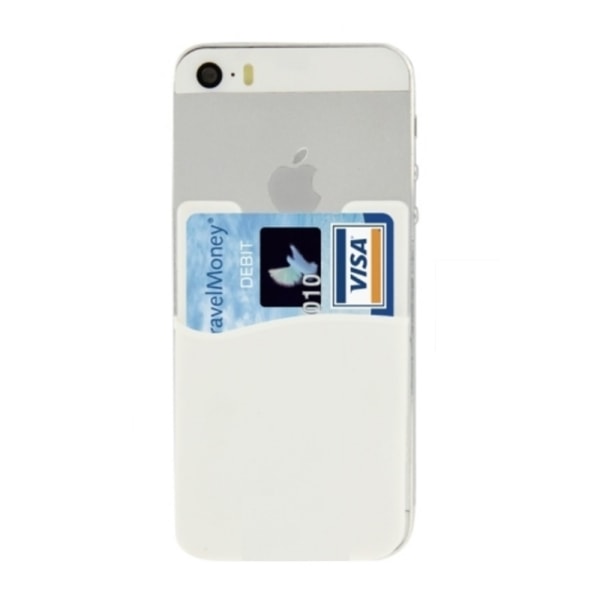 Universal Korthållare för Mobiltelefon Vit (Självhäftande) vit