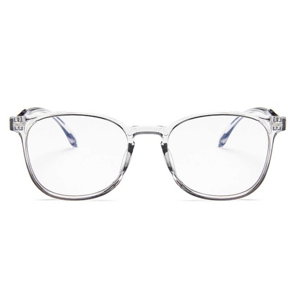 Gennemsigtige moderne briller klart glas uden styrke klart glas gennemsigtig