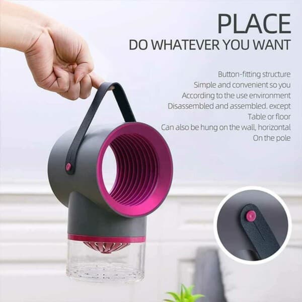 Myggfangere UV Mosquito Killer Insect Killer USB grå