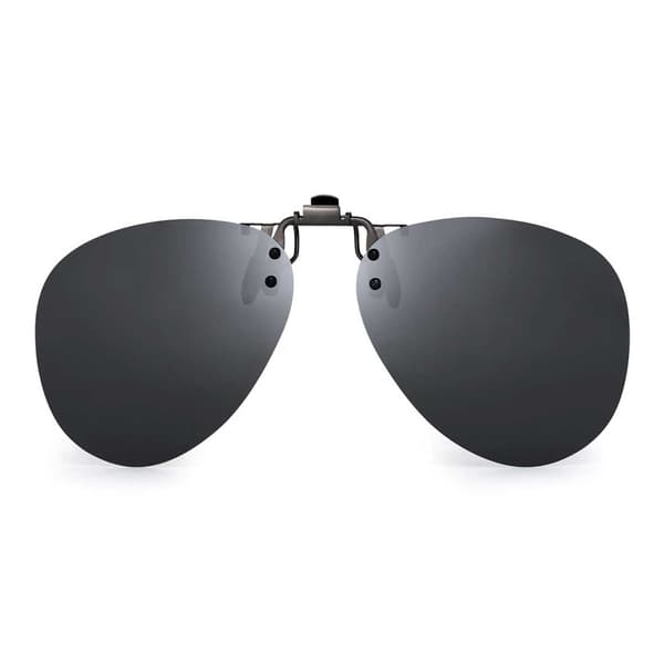 Clip-on Aviator Sunglasses Pilot Glasses Black svart