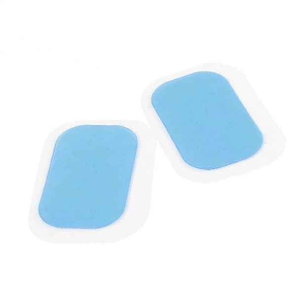 2-Pack Gel-Pads till EMS-Tränare Elektronisk Muskelstimulator transparent