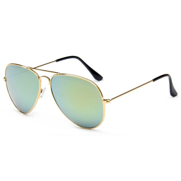 Solbriller Pilot Gold Mirror Glass + Senile String gull