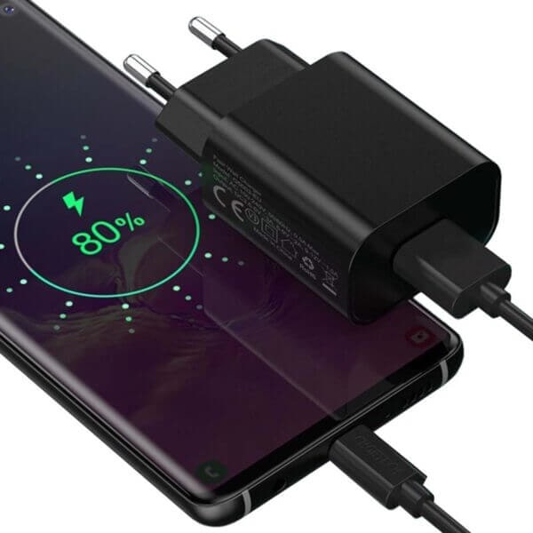 Snabbladdare 4x USB Quick Charge 3.0 3.1A Svart