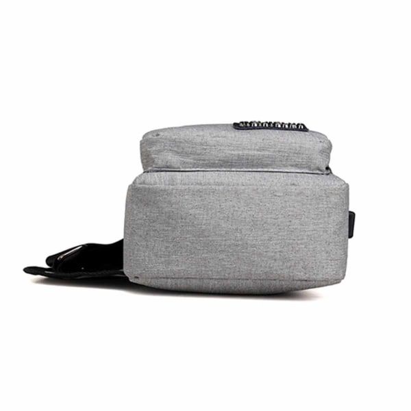 Skuldertaske Mr. Cross Body Bag PowerBank tilbagetrækning - grå grå