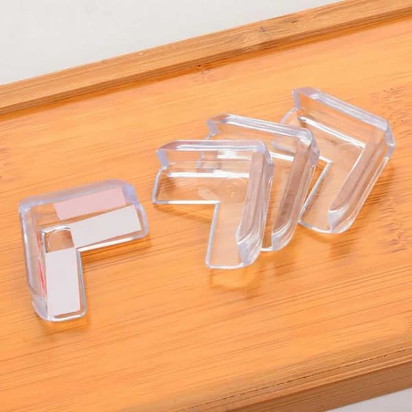 4-Pack Raka Premium Hörnskydd och Kantskydd för Barn transparent