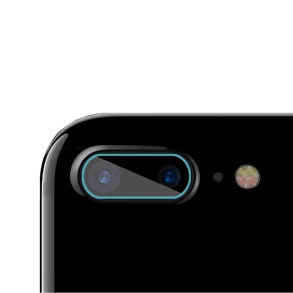 2-Pack iPhone 7 Plus -suojaus kameransuojaimelle Camereral Line läpinäkyvä