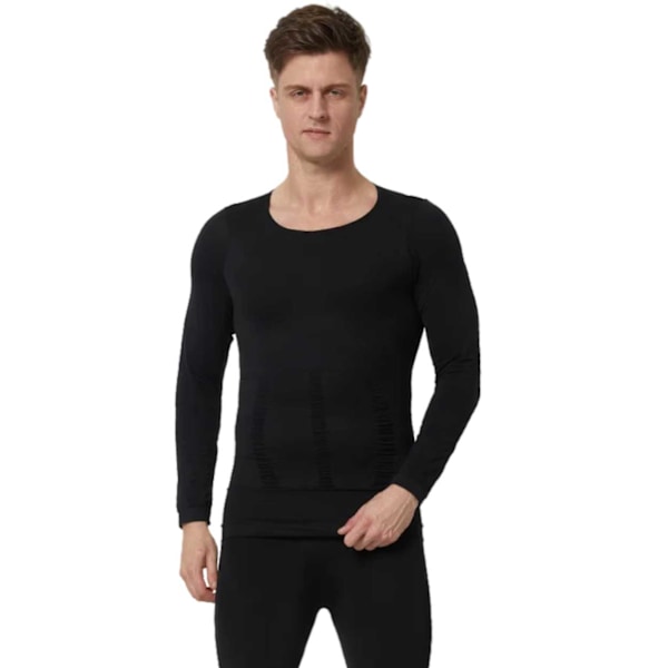 Pitkähihainen Shaping Posture Shirt T-paita Better Posture Black XL XL
