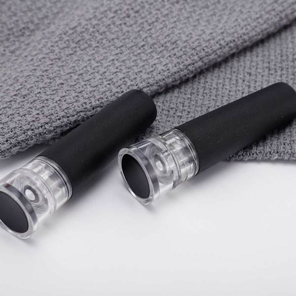 2-Pack Universal Vakuumkork till Vin - Flaskkork med Pump svart