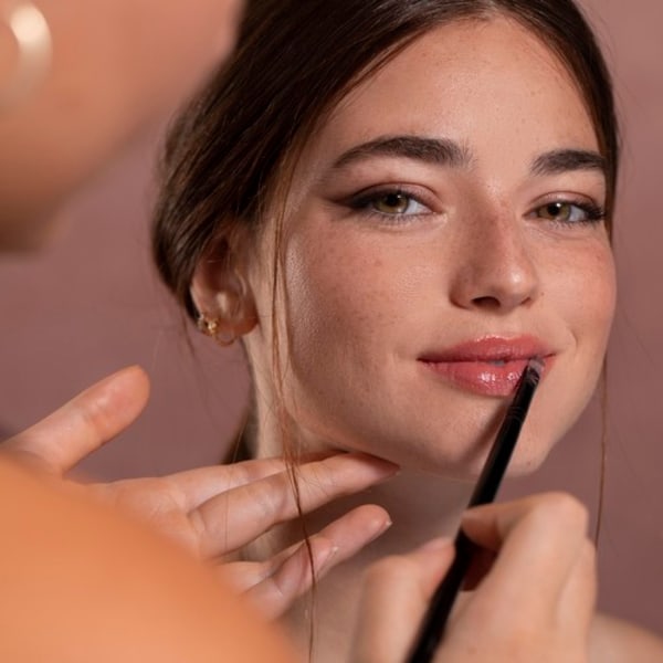 20-pak makeup børster sort