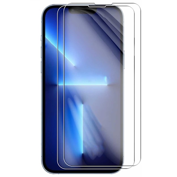 2-Pack iPhone 14 Skärmskydd HD Härdat Glas transparent