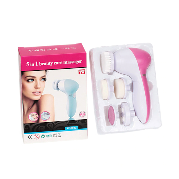 Rengøring Face Brush 5-i-1 Body Face Facial Rengøring pink