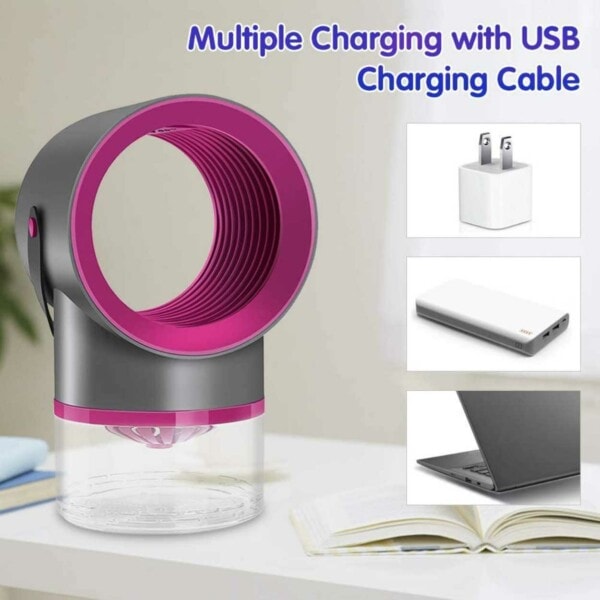 Mygfangere UV Mosquito Killer Insect Killer USB grå