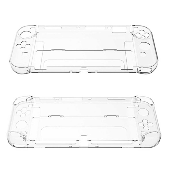 Nintendo Switch OLED-kompatibel Shell Hard Case i plastik gennemsigtig
