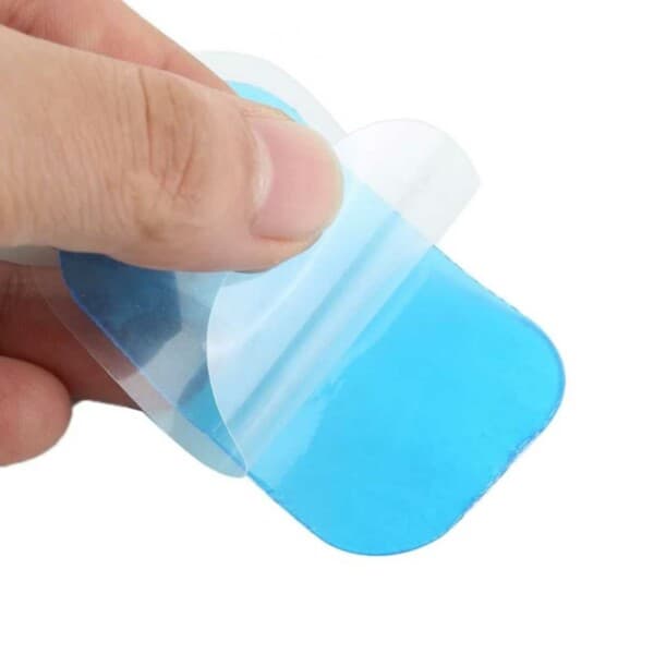 2-Pack Gel-Pads till EMS-Tränare Elektronisk Muskelstimulator transparent
