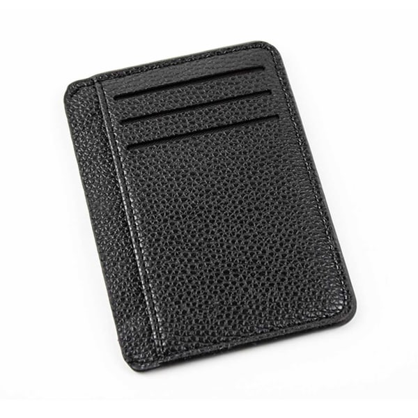 Romslig kortholder 9 Rom Wallet Credit Card Holder Leather Brown brun