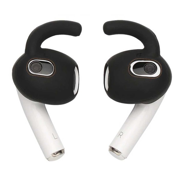 AirPods 3 Ear Hooks - Silikone Earhooks Black sort