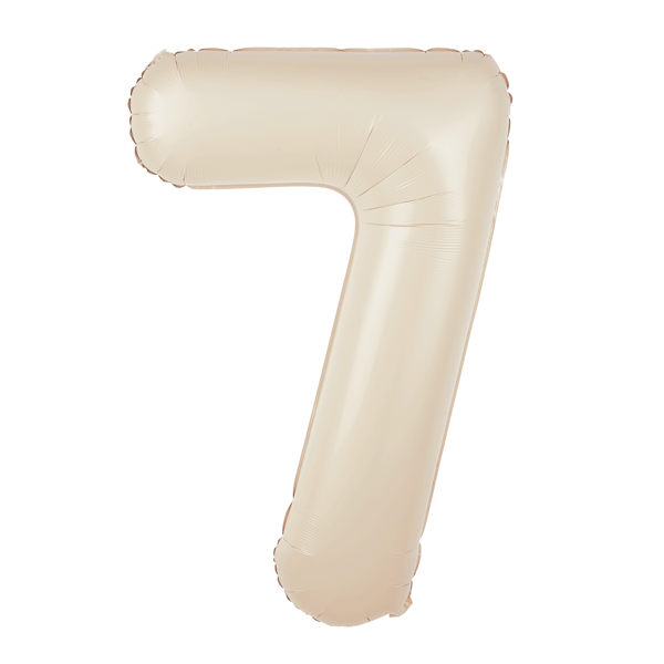 Folieballong Siffra 8 Kräm Beige 100 cm beige