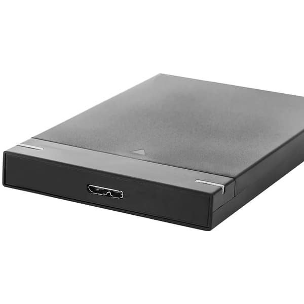 Hårddiskkabinett 2,5 tum USB 3.0 för SATA SSD och HDD – Verktygsfri Montering Svart