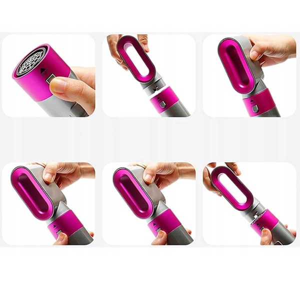 5-in-1 Multistyler-hiustenkuivain, silitysrauta ja kiharrin harmaa