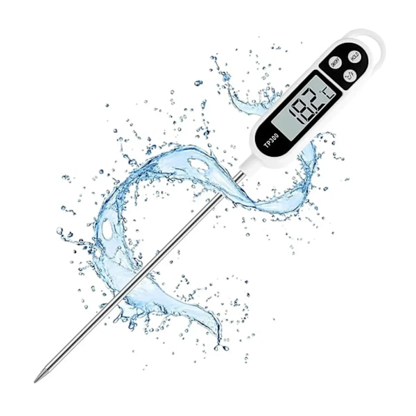 Kökstermometer med Omedelbar Läsning vit