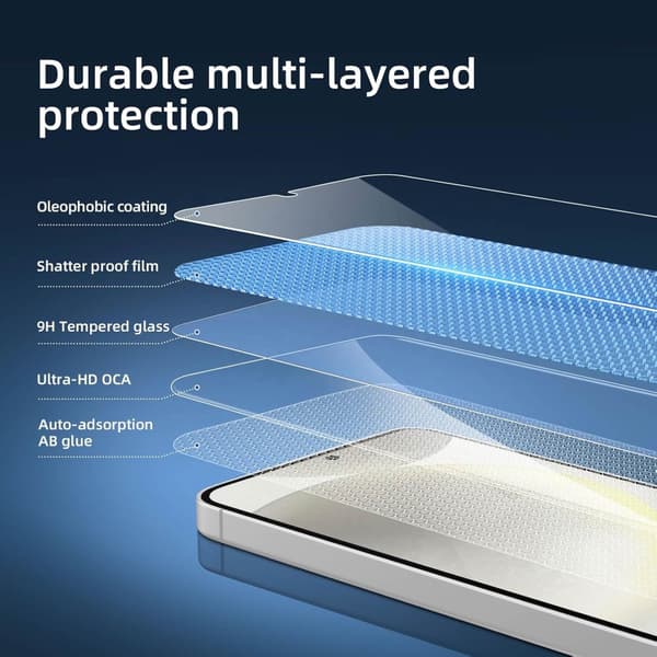 Galaxy S23 Plus Näytönsuoja Karkaistu Lasi 2.5D HD Läpinäkyvä