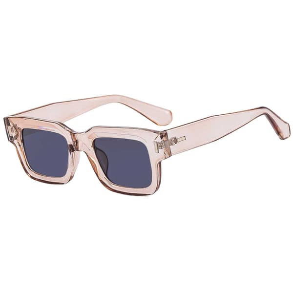 Moderna Bulky Solglasögon Transparent Beige beige