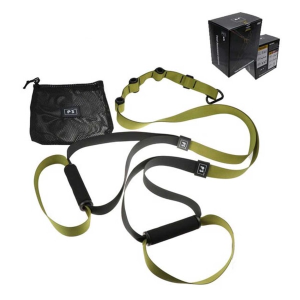 Träningsband Multi-Trainer Suspension Gymband Träningsrep grön