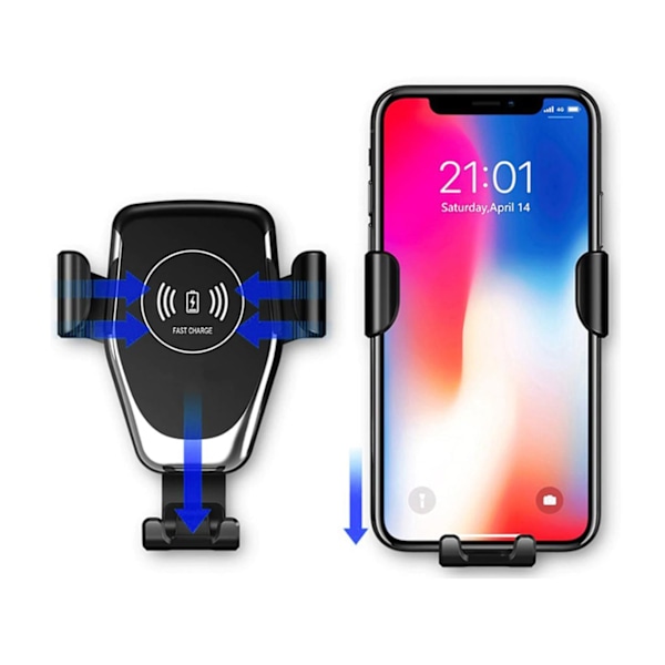 Universal Wireless Car Charger Mobile Charger Charger Mobile Holder Qi musta