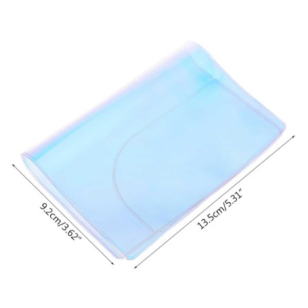 Reflektivt Genomskinligt Passfodral - Holografisk Passhållare transparent