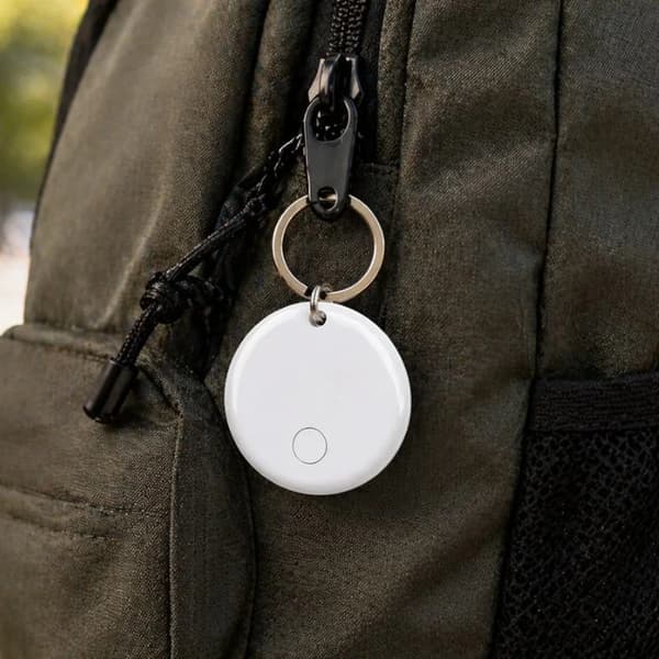 Bluetooth Tracker för Nycklar & Väskor – Smart Spårsändare Kompatibel med iOS Vit