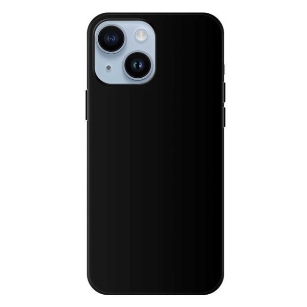 iPhone 14 Tunt Mobilskal 1mm TPU Svart svart