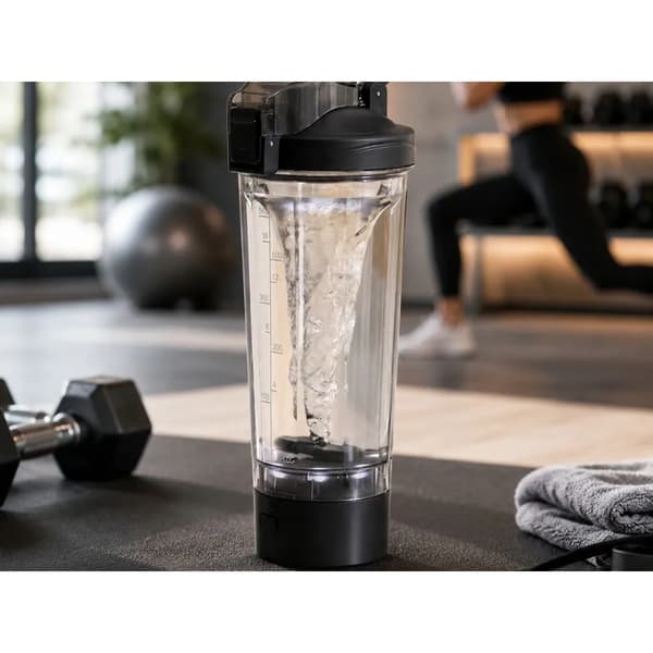 Electric Shaker 700 ml USB siirrettävällä telineellä