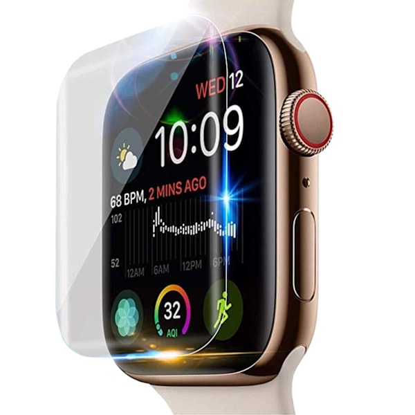 Apple Watch 4/5/6/SE 40mm Skärmskydd Heltäckande transparent