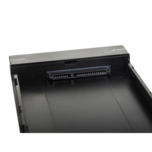 Hårddiskkabinett 2,5 tum USB 3.0 för SATA SSD och HDD – Verktygsfri Montering Svart