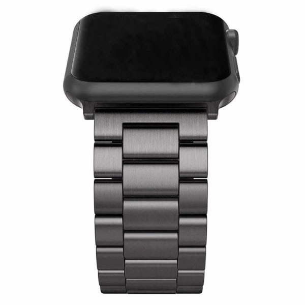 Apple Watch 38/40/41 Link Armbånd Metal Sort sort