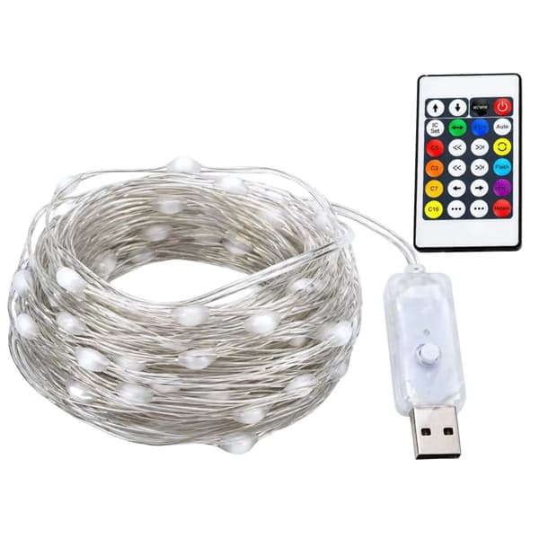 Ulkokäyttöinen LED-nauha RGB 10m IP65 USB Bluetoothilla ja sovelluksella
