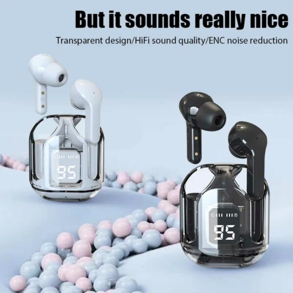 Air31 TWS ENC Max Bluetooth Stereo In-Ear kuulokkeet USB-C Musta musta