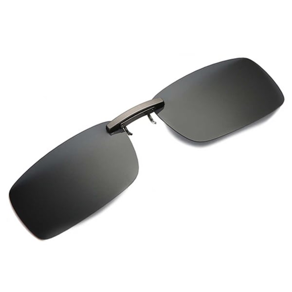 Clip-on Solglasögon Metall Svart 37x59mm svart