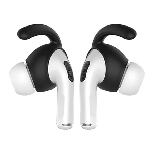 AirPods Pro Ear Hooks - Silikon ørehooks svart svart