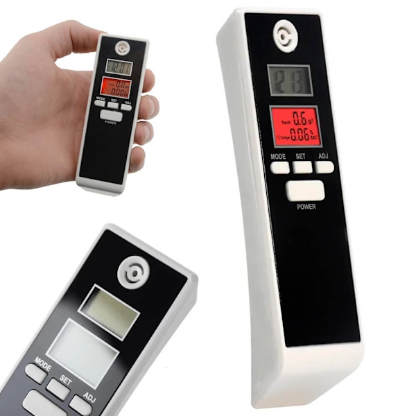 Profesjonell alkometer svart