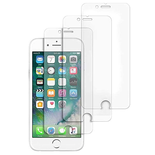 3-Pack iPhone 7 Skärmskydd Displayfilm transparent