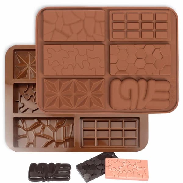 Silicone leivontavuoka 6 suklaakeksille