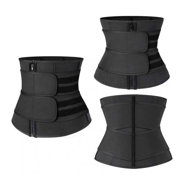 Waist Shaper Träningskorsett - Ab-Shaper Midjebälte med Sauna Effect - XXXL