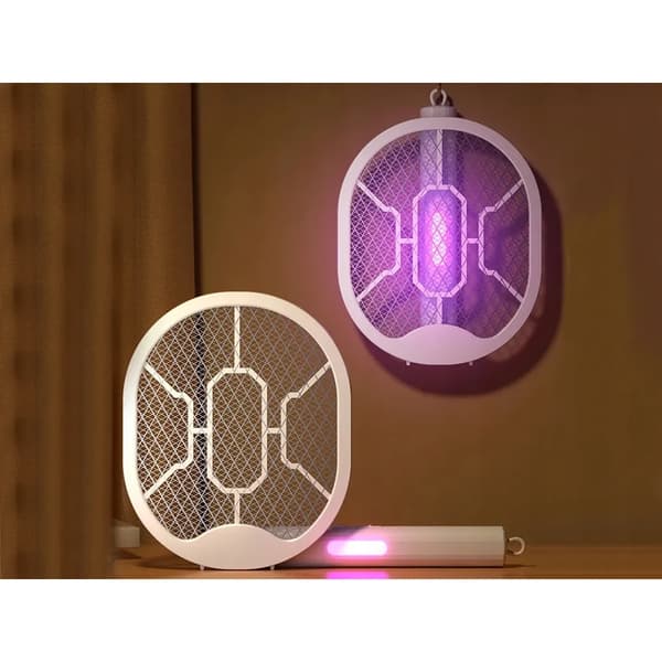 Elektrisk Flugdödare & Myggracket USB – UV-Lampa & Fällbar Design