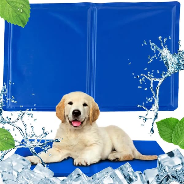 Kølemåtte til hund & kat 50x65 cm – Selv-kølende gelmåtte